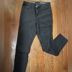 Madewell Black Skinny Skinny Ankle High Riser